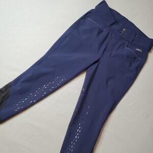 Kerrits Women's Size M Kerrits Arena K-Pro Knee Patch Breeches Blue